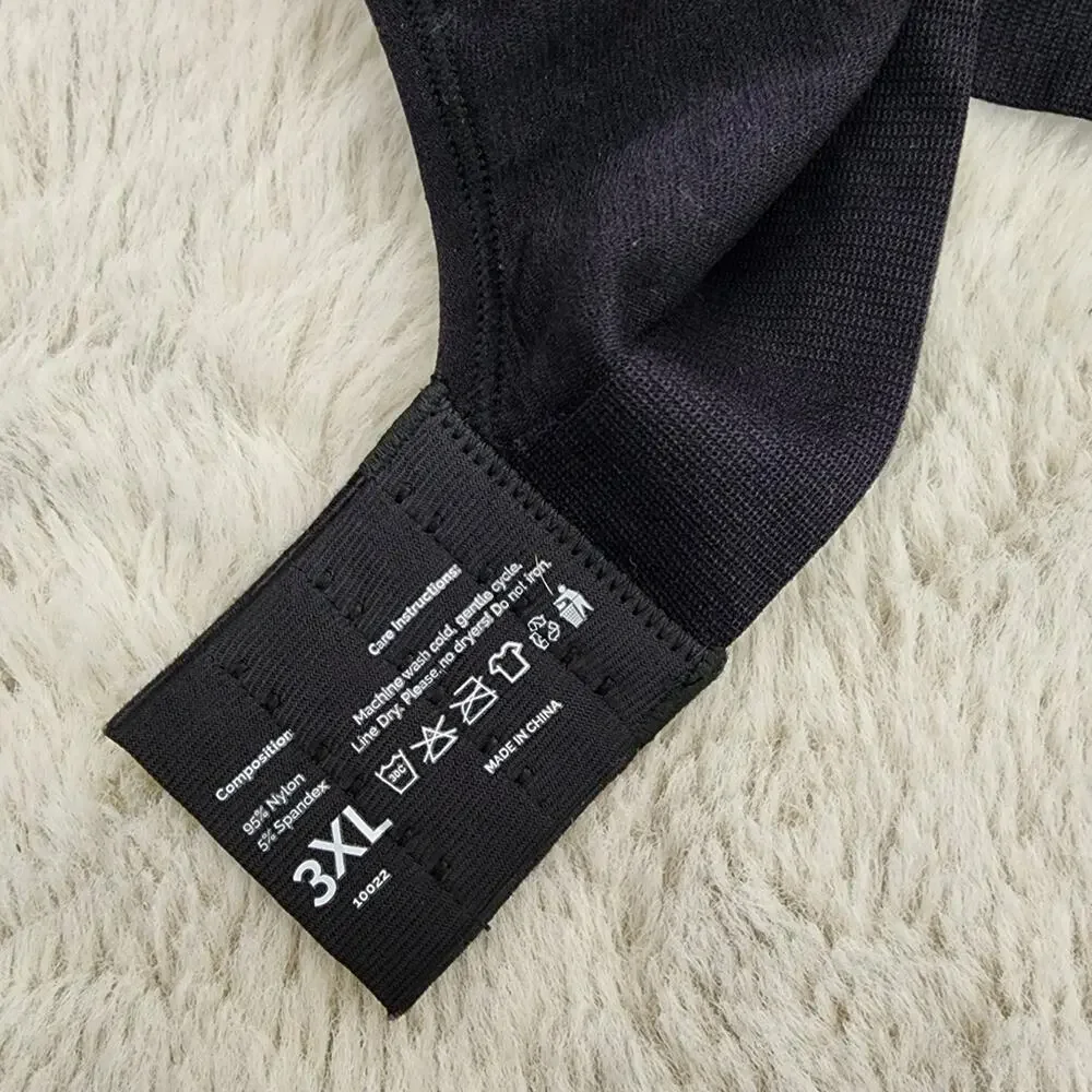 Truekind Daily Comfort Wireless Shaper Bra - Black Seamless Plus Size 3X - NEW - Picture 11 of 12